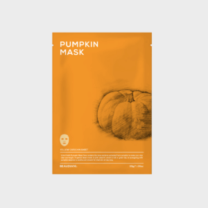 Pumpkin sheet mask
