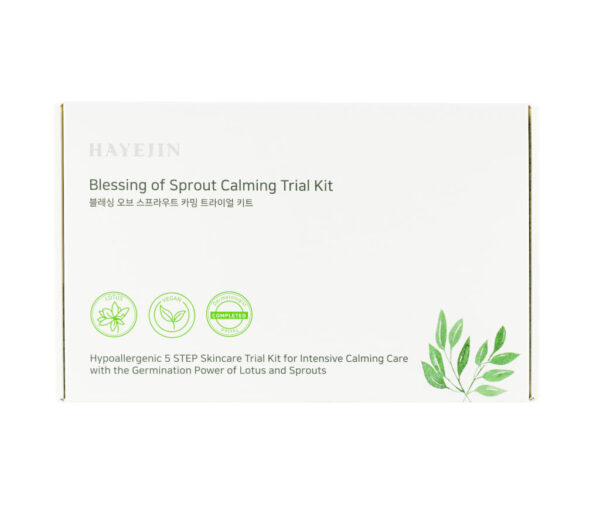 Zestaw testowy kosmetyków kojących Hayejin Blessing of Sprout